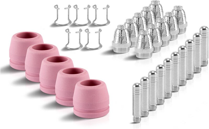 Thumbnail - STAHLWERK Plasmazubehör Set P-60 30-teilig für P-60 CUT Plasmaschneider-Brenner