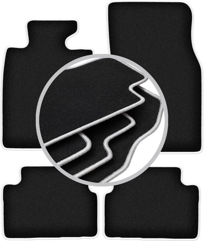 CARLUX-SILVER Autofußmatten für: Mini Clubman R55 Fließheck (2006-)
