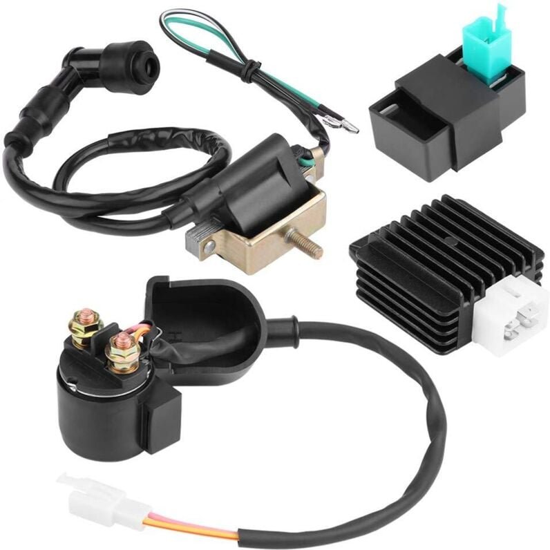 Ej.life - Zündspule cdi Box Regler Gleichrichter 4-stück Zündungen kit für 110CC 125CC 140CC Trail Bike Dirt Bike Quad a...