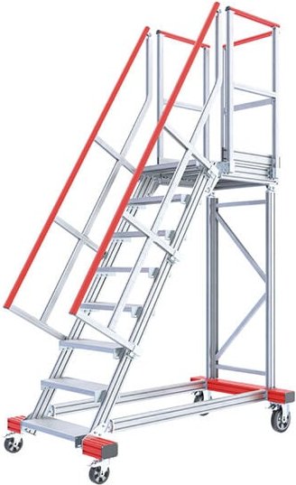 Thumbnail - Matisère - Podesttreppe 7-stufig - Max. Arbeitshöhe 3.75m - 22301006