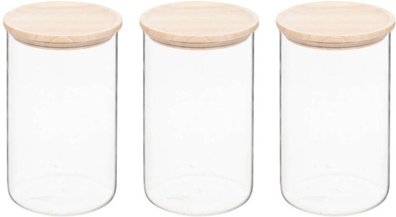 Thumbnail - Set aus 3 hermet-gläsern 1l aus glas - 5five