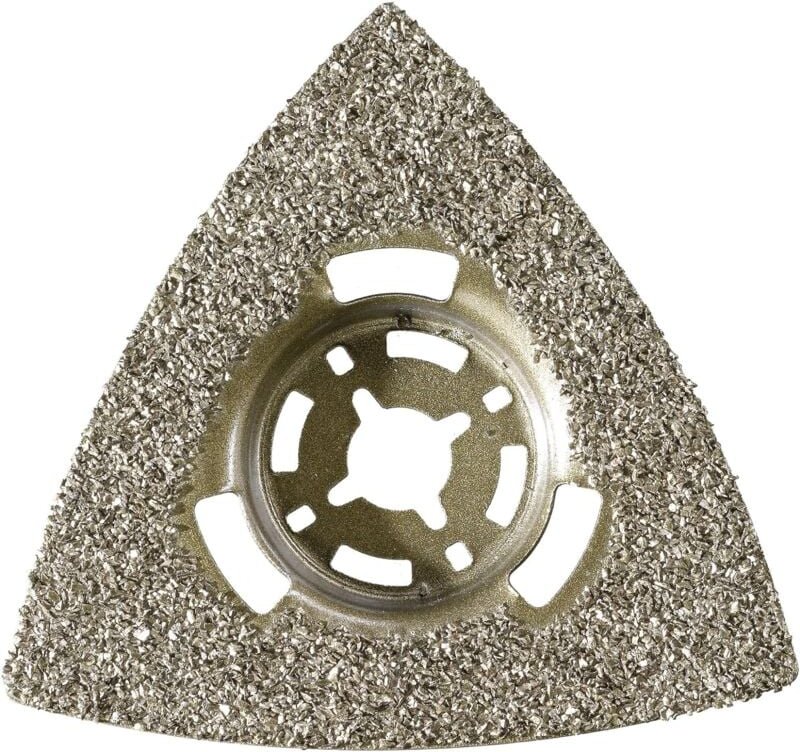 kwb Professional Raspel Delta Ø 80 mm, für Beton, Stein und Holz (Hartmetall-bestreut)