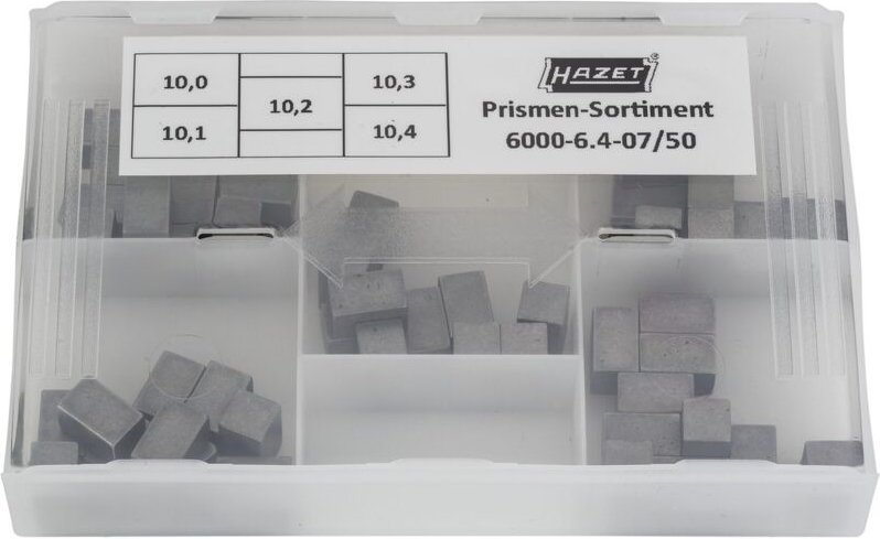 Hazet Prismen-Sortiment 10,0 / 10,1 / 10,2 / 10,3 / 10,4 mm, 6000-6.4-07/50