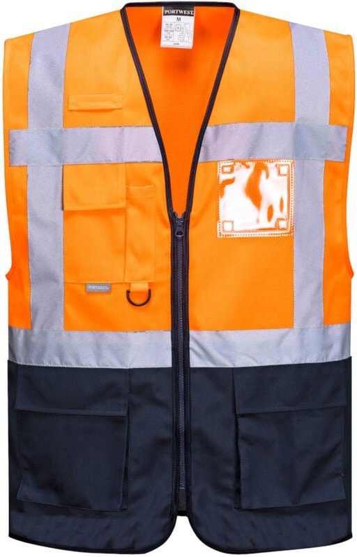 Portwest Warnweste mit vielen Taschen Orange S