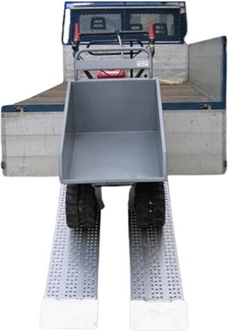 Matisère - Laderampe 1,50m ohne Rand - Ladehöhe 450mm - Breite 415mm - als Einzelstück - M040B2/15/2INC