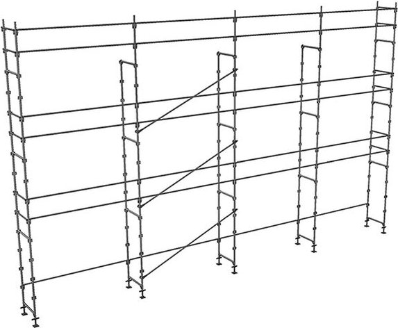 Matisère - Gerüst 104m² - Struktur allein - Strebe Version - DUO104-S