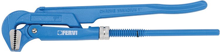 Wasserpumpezange 90° rohrzange 700 mm eckrohrzange zange Fervi 0227/700