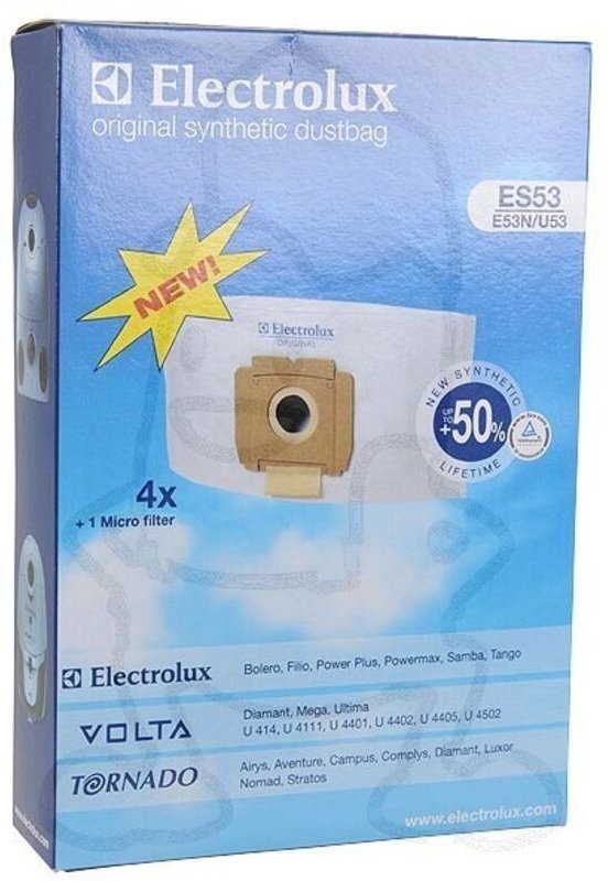 Thumbnail - Ersatzteil - Set 4 Staubsaugerbeuteln + 1 Mikrofaser - Tornado aeg, progress, kompatibel, electrolux, arc en ciel, altic...