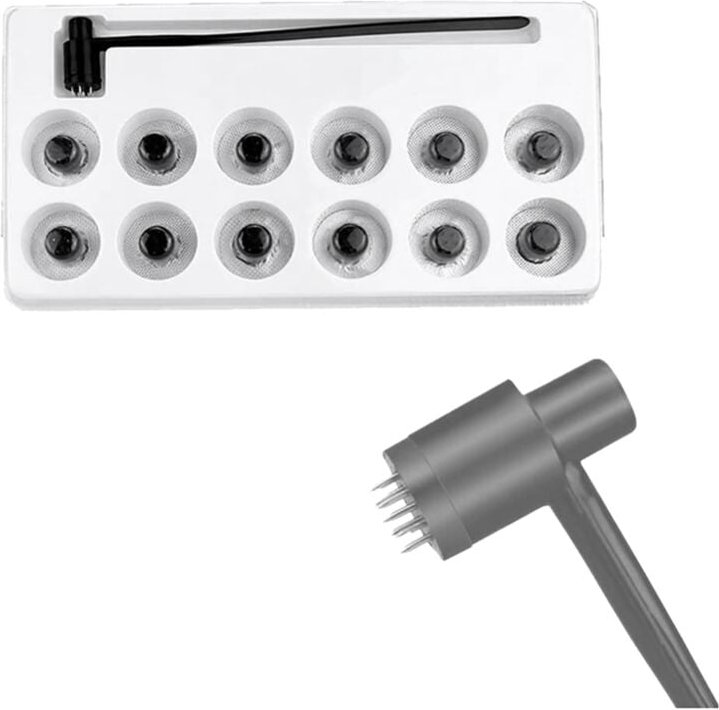 Thumbnail - 1BOX (12PCS)7 Star Needle & Dermal Hammer, Set