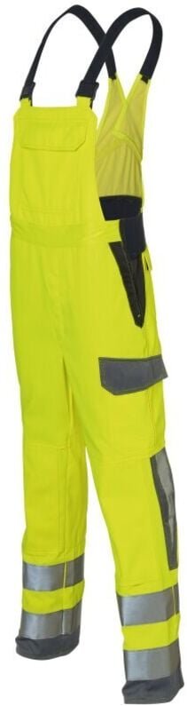 Kübler Latzhose PROTECTIQ HIGH VIS 3394 warngelb/anthrazit Gr. 28