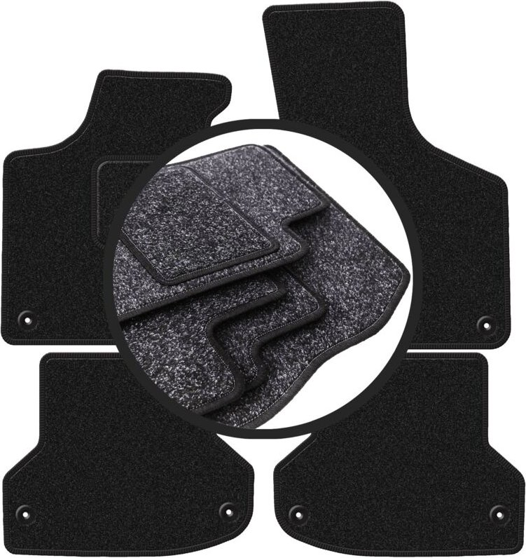 ANTHRA Autofußmatten für: Audi A3 8P Fließheck, Sportback, Cabrio (2003-2011)