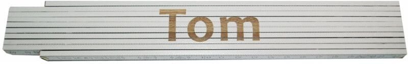 Zollstock Tom 2 m weiß Zollstock