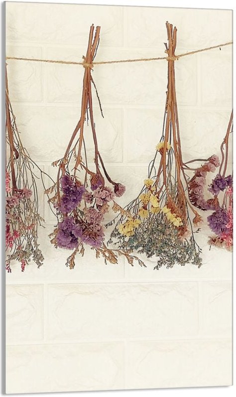 Glasschneidebrett 30x52 Blumen