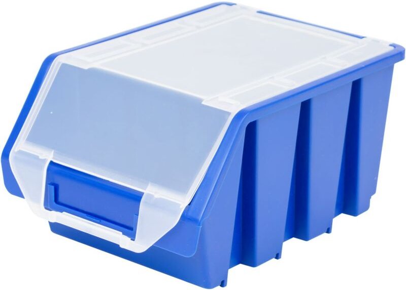 Patrol Stapelbox mit Deckel (Größe 3), Farbe blau