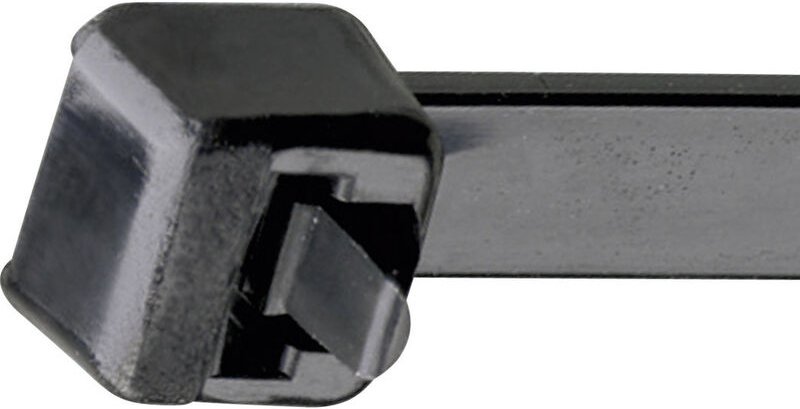 Panduit - Kabelbinder, Pan-Ty® Wiederöffnungsbinder, CV120, schwarz, 368 mm x 4,80 mm