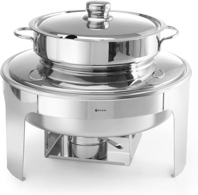 Thumbnail - HENDI Suppen Chafing Dish, Spiegelglanz, Profi Line, 10L, ⌀420x(H)380mm