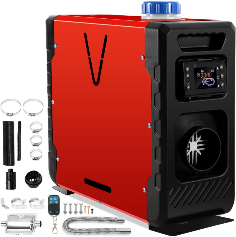 Swanew 12V 8KW Diesel Standheizung 12V 24V Bluetooth-Steuerung Integration Air Diesel Luftheizung lcd für Auto pkw lkw W...