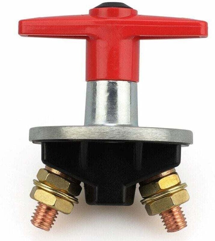 Batterietrennschalter, 12 V-60 V 200 A Universal-Auto-Festschlüssel-Batterietrennschalter, Kfz-Notschalter für Autos, B