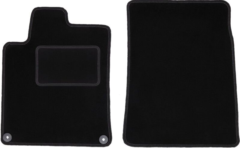 Vordere Matten schwarz für: Peugeot 407 Coupé, Limousine, Kombi (2004-2011)