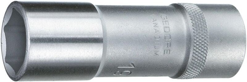 19 l 16 Steckschlüsseleinsatz 1/2', lang, 6-kant, 16 mm