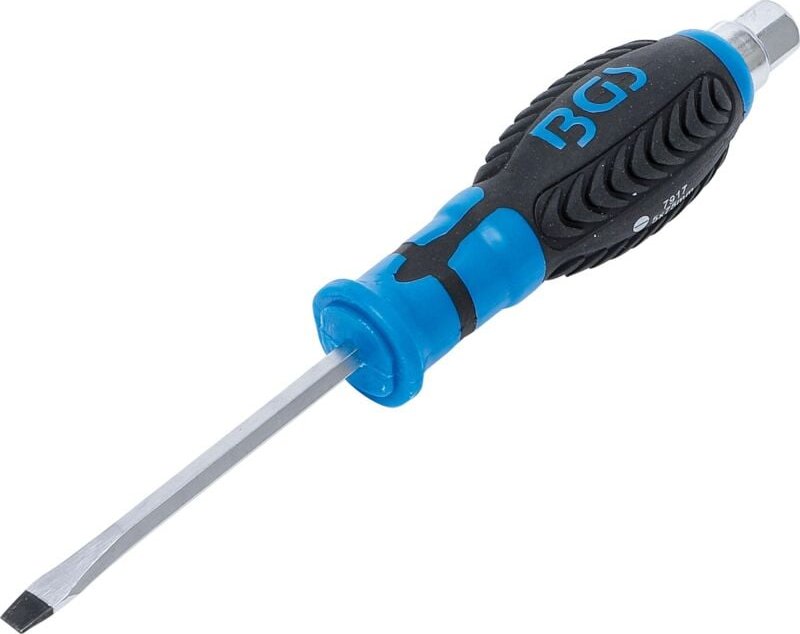 Schraubendreher mit Außensechskant Schlitz 5 mm Klingenlänge 75 mm