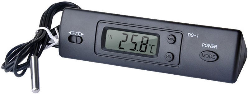 Linghhang - Mini-Digitalthermometer, elektronisches Autothermometer, multifunktionale Temperatur- und Zeitanzeige für de...