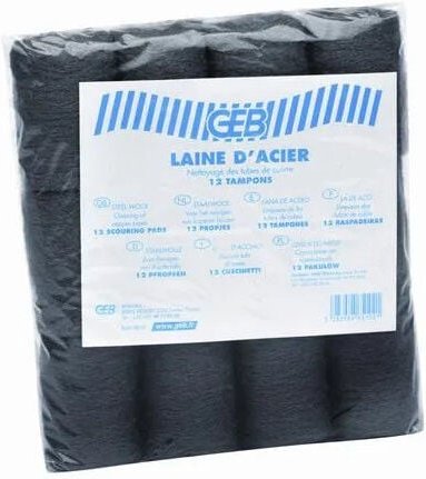 Stahlwolle, Beutel mit 10 Schleifpads