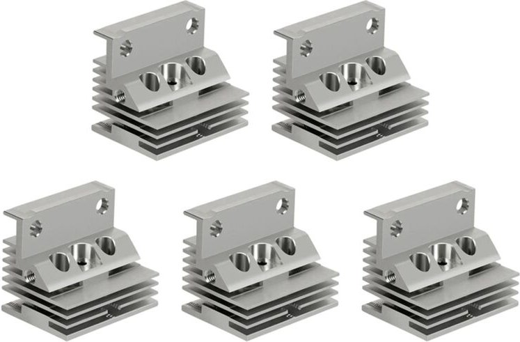 Für K1/K1 max Hot End Kühler Kit Metall