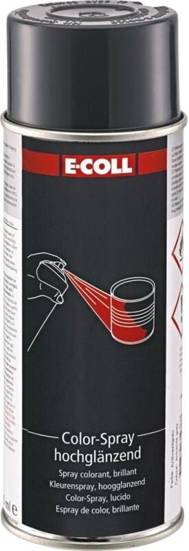 Thumbnail - E-COLL Color-Spray, hochglänzend 400Ml Anthrazit-Grau