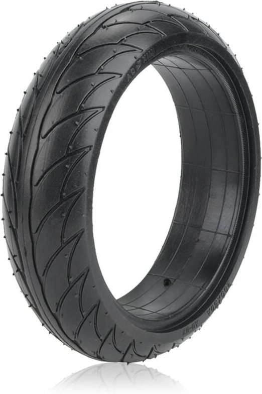 Ej.life - Gummi-Scooter-Reifen, Vollgummi-Reifen vorne hinten Vollreifen-Reifenabdeckung Reifen für Xiaomi Ninebot ES1 E...