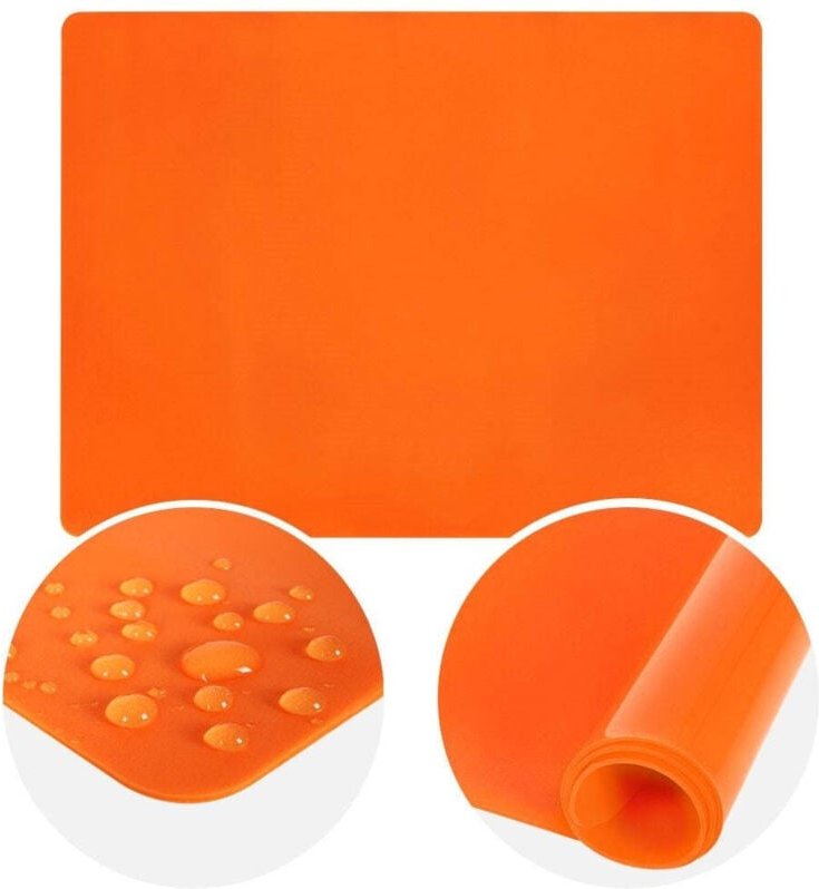 Silicone baking mat minimal flour use easy storage