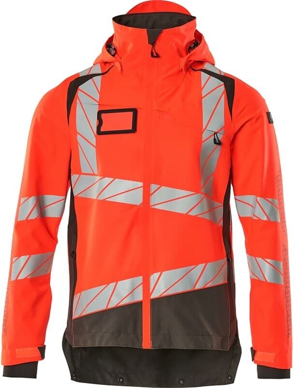 Hard Shell Jacke mit leichtem Futter Jacke 19301 Gr. l, hi-vis rot/dunkelanthrazit - Mascot