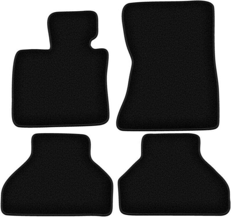 BASIC schwarze Veloursmatten für: BMW X5 E70 SUV (2006-2013)