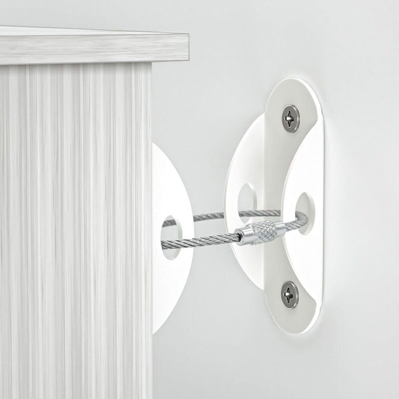 Linghhang - Möbelanker (10er-Pack) 2023 Verbesserte Möbelgurte zur Babysicherung, sichere 400-Pfund-Möbel verhindern das...