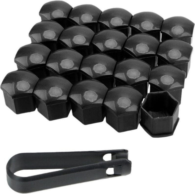 20 Stück Radmutterkappen für ø 17 mm Muttern, Radmutterabdeckungen für den Kfz-Umbau, Universal-Schlossabdeckungen für d...