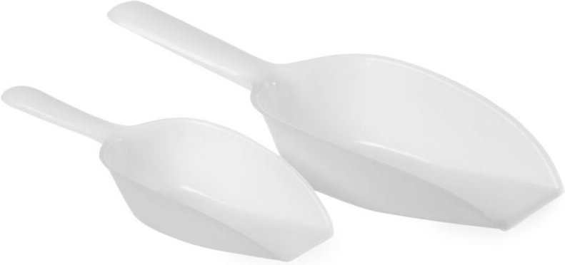 Lebensmittelschaufel aus Kunststoff-Polypropylen 0,125 l - Hendi 562000