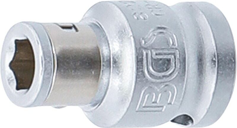 Bgs Technic - Bit-Adapter mit Haltekugel Innenvierkant 10 mm (3/8') Innensechskant 6,3 mm (1/4')