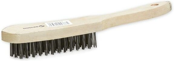 Bürste m/Holz Stahl Pfau 4x15x290mm Dogher 830-012