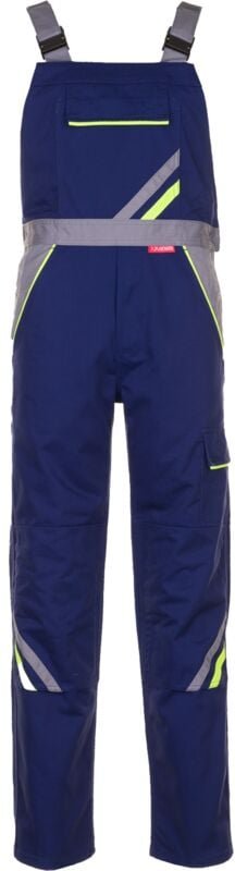 Planam Visline Latzhose marine/gelb/zink 58