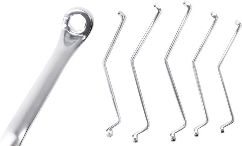 Bgs Technic - Bremsentlüfterschlüssel-Satz N-Form sw 7 - 11 mm 5-tlg.