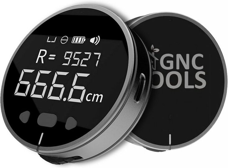 Gnctools - digitales 8 in 1 lineal mit maband und wiederaufladbarem lasermeter exclusives angebot