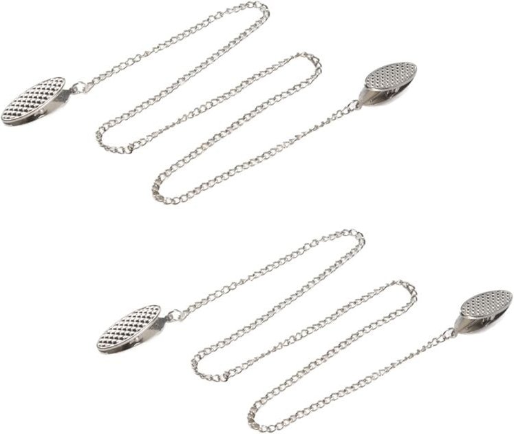 Tlily - 2 StüCke Servietten Kette Halter Klammern Flexibler UmhäNgeriemen für Senioren, äLtere Erwachsene, Kinder