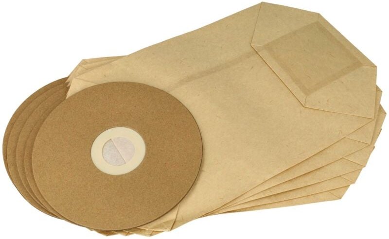 5x Staubbeutel Ersatz für Fimap 439719 für Staubsauger - Papier / Pappe, 22cm x 19cm braun - Vhbw