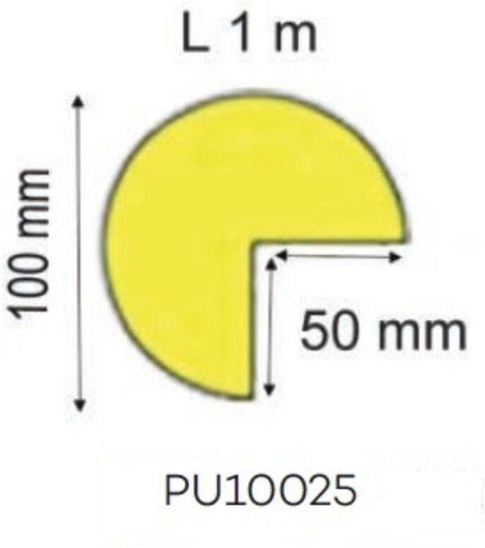 Pu Eckenschutz 10025, 100x50mm Metallbau 758136059