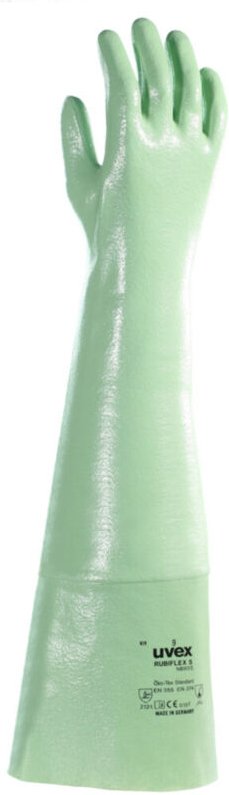 Chemikalienschutz-Handschuh-Paar rubiflex s NB60S, Handschuhgröße: 9 - Uvex