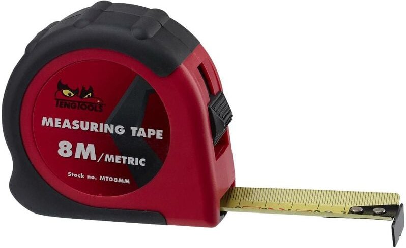 MT03 Maßband, 8m, metrisch/Zoll Tengtools
