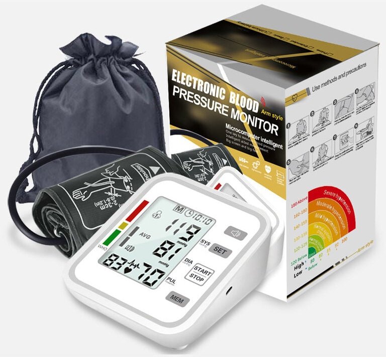 Professionelles elektronisches Blutdruckmessgerät, automatisches, präzises elektronisches Blutdruckmessgerät mit Blutdru...