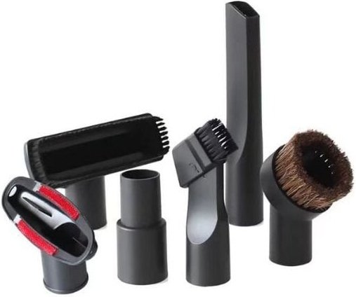 Thumbnail - 6-teiliges Staubsaugerzubehör, passend für Staubsauger mit 32 mm und 35 mm Kaliber, für Karcher, Rowenta, Hoover, Xoitur...