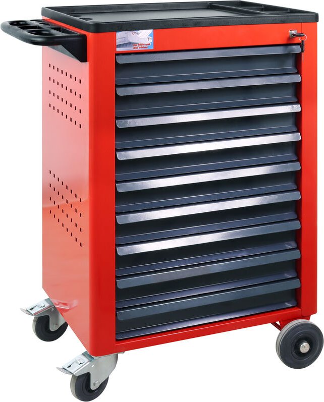 Thumbnail - Werkstattwagen Werkzeugwagen Rollwagen Werkstatt Basic mit 9 Schubladen - ADB