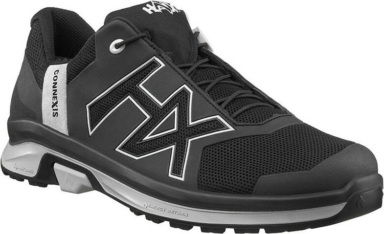 Haix Wasserdichte Herren Freizeitschuhe "Connexis Go Gtx" Schwarz/Silver 45